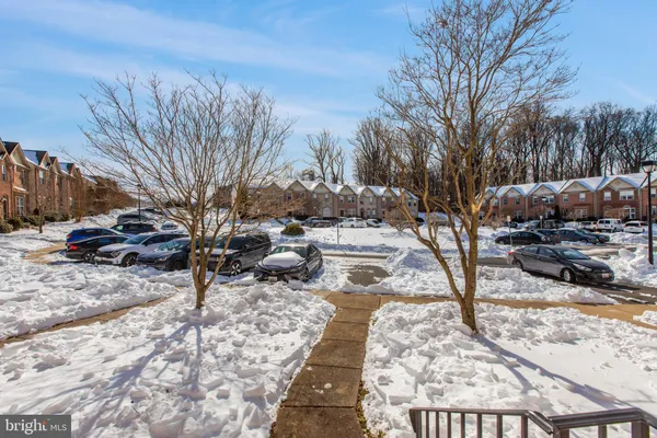 a view of a backyard of the house