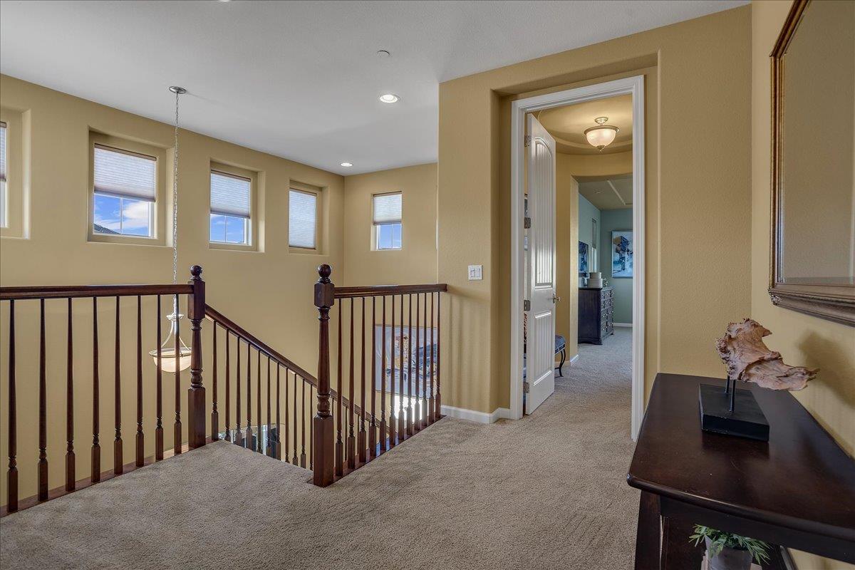 7626 Braid Court Gilroy, CA 95020 - Photo 24 of 49 a view of a hallway with workspace