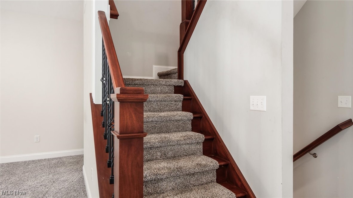 4641 Foote Road Medina, OH 44256 - Photo 28 of 46 Stairway with baseboards