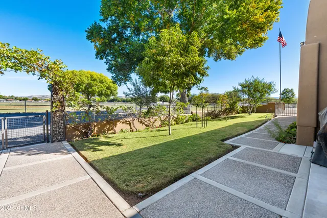a view of a lake and outdoor space