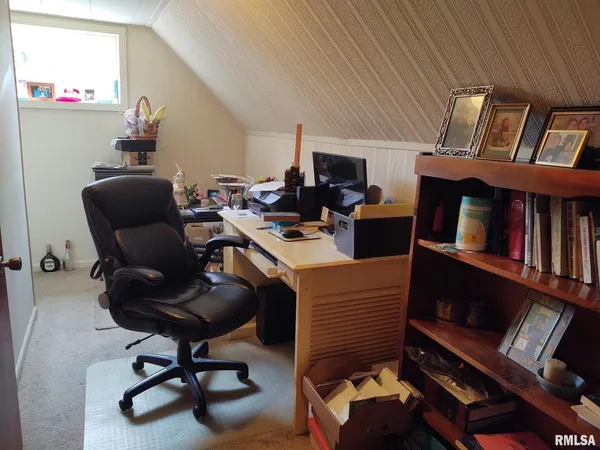 a work room with furniture