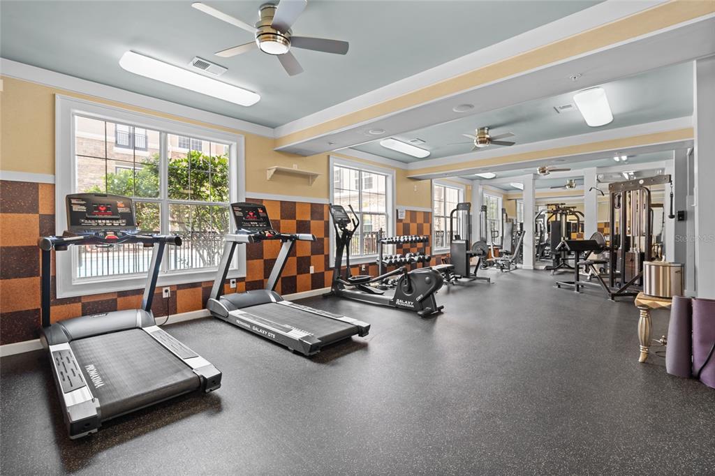 4221 West Spruce Street, Unit 1108 Tampa, FL 33607 - Photo 7 of 31 a view of a room with gym equipment