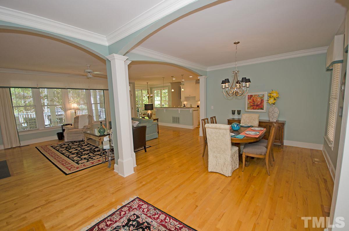 1106 Stanridge Drive Raleigh, NC 27613 - Photo 6 of 24 a view of a living room and dining room