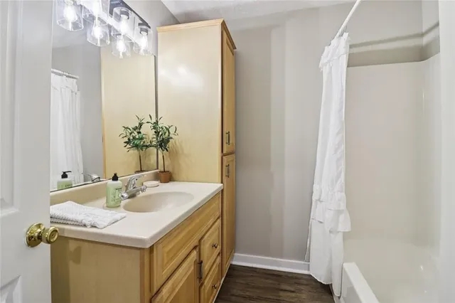 wooden floor in an empty room