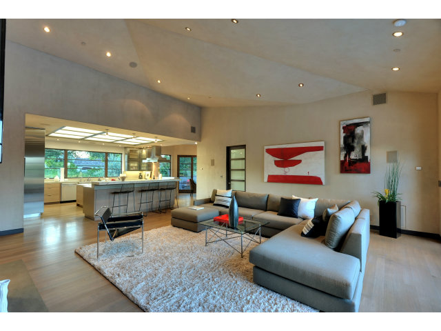 11580 Old Ranch Road Los Altos Hills, CA 94024 - Photo 11 of 22 a living room with furniture and a wooden floor