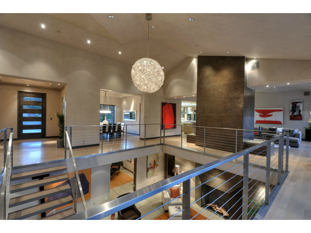11580 Old Ranch Road Los Altos Hills, CA 94024 - Photo 5 of 22 a kitchen with counter top space a sink and view living room