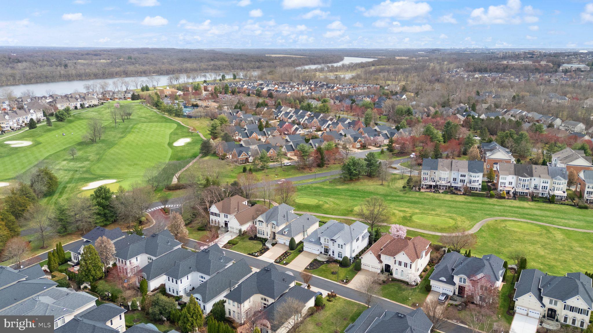 43524 Jackson Hole Circle Leesburg, VA 20176 - Photo 135 of 149 an aerial view of a house with yard swimming pool and outdoor seating