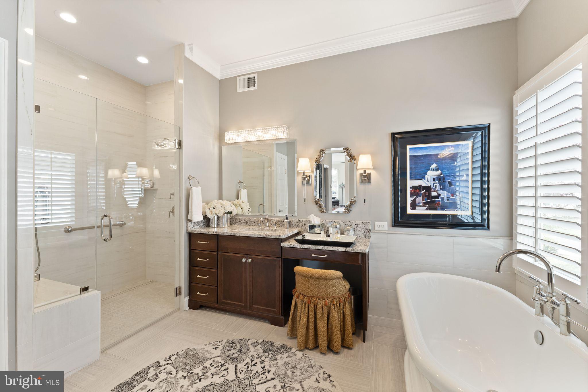 43524 Jackson Hole Circle Leesburg, VA 20176 - Photo 39 of 149 Curbless shower with frameless enclosure