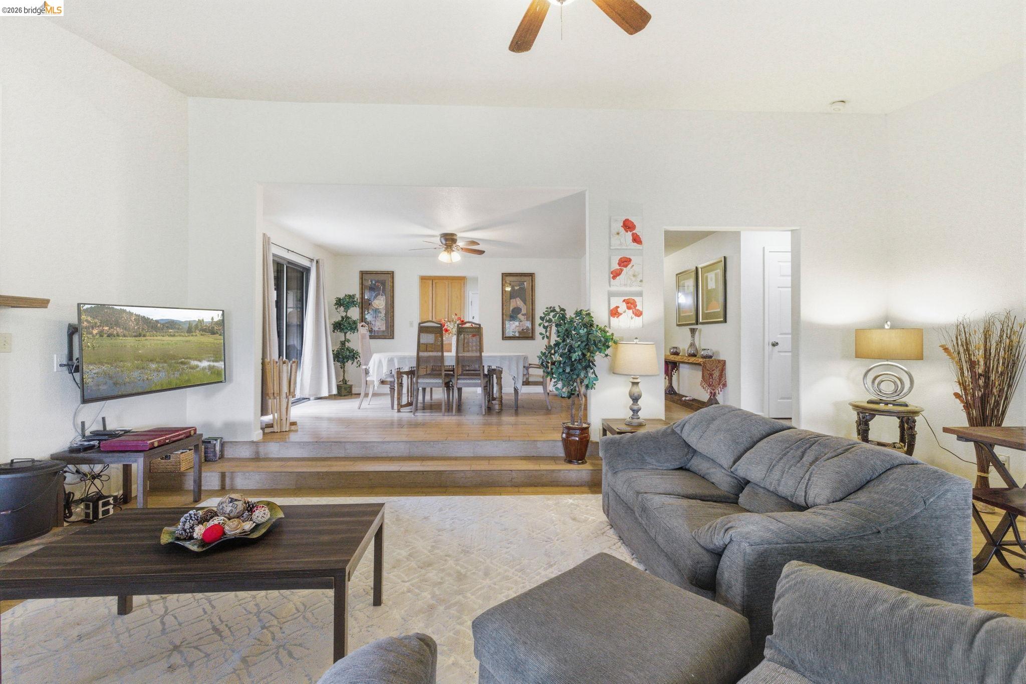 12068 Breckenridge Road Groveland, CA 95321 - Photo 6 of 55 Living area with ceiling fan