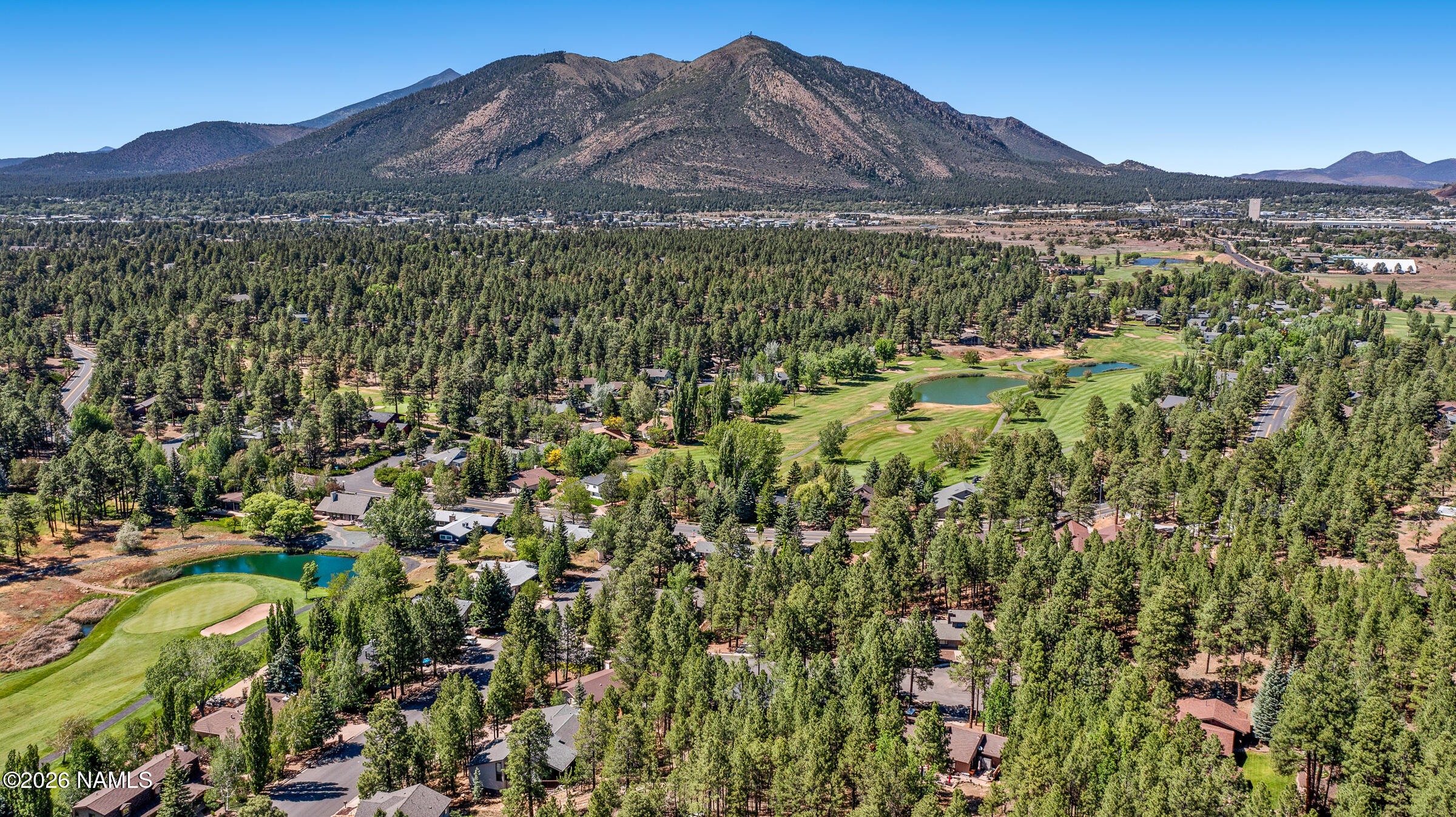 1886 North Edgewood Street Flagstaff, AZ 86004 - Photo 36 of 36 Aerial View of Mt. Elden