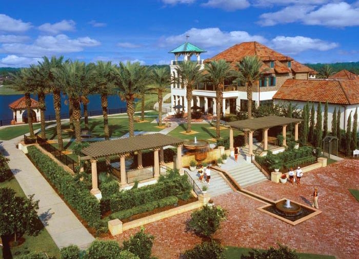 157 West Village Drive St. Augustine, FL 32095 - Photo 34 of 43 an aerial view of a house with a swimming pool