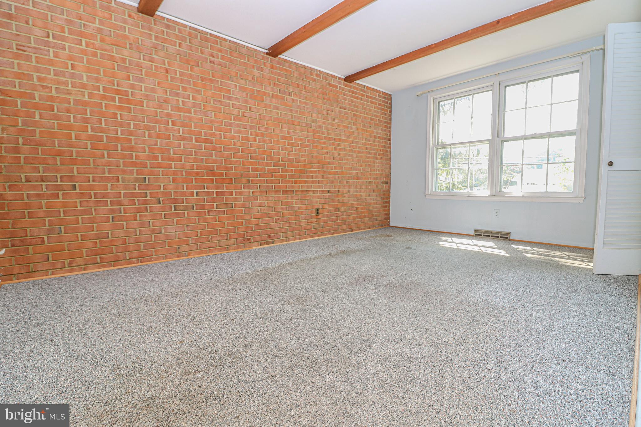 8728 Old Courthouse Road Vienna, VA 22182 - Photo 20 of 58 Real Brick Accent Wall in The Den