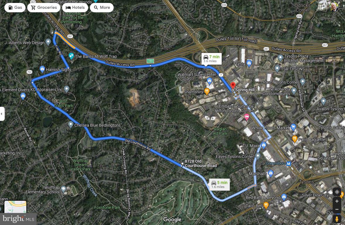 8728 Old Courthouse Road Vienna, VA 22182 - Photo 57 of 58 Drive to Metro, two ways to go.