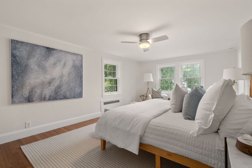 16 Duxbury Road Newton, MA 02459 - Photo 21 of 30 a bedroom with a large bed and a window
