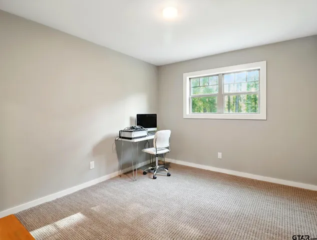 a workspace with a window