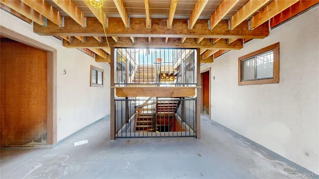 a view of entryway livingroom and hall