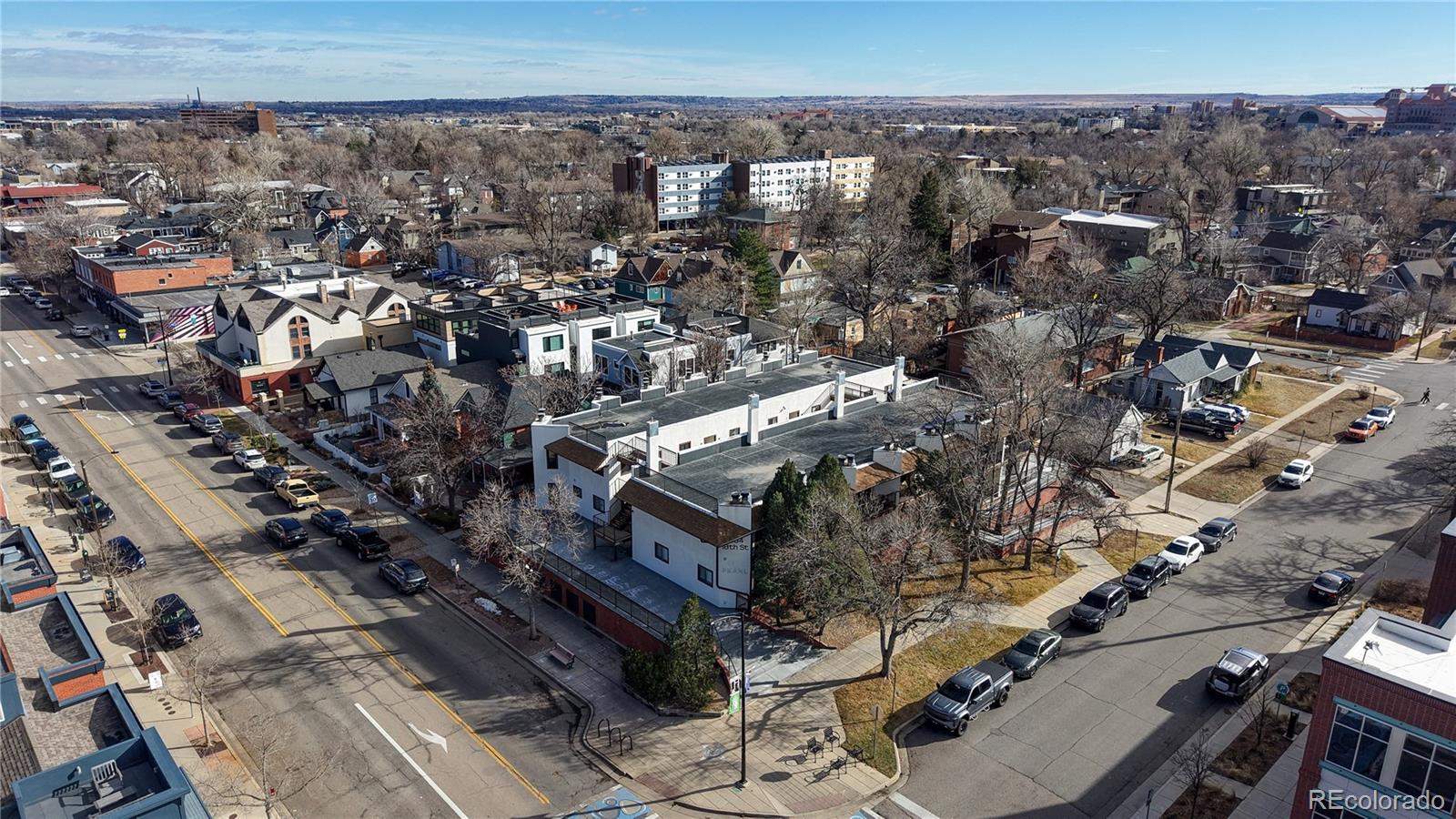 1934 18th Street, Unit 8 Boulder, CO 80302 - Photo 34 of 41 an aerial view of a city