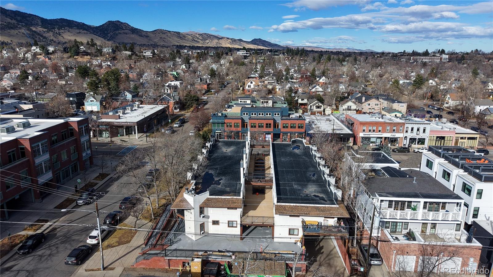 1934 18th Street, Unit 8 Boulder, CO 80302 - Photo 36 of 41 an aerial view of multiple house