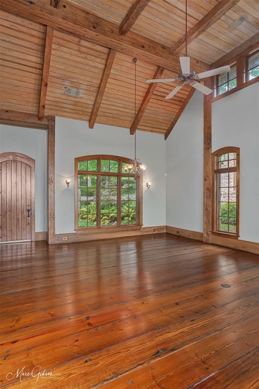 3045 Risinger Drive Shreveport, LA 71119 - Photo 8 of 40 a view of empty room with wooden floor and fan