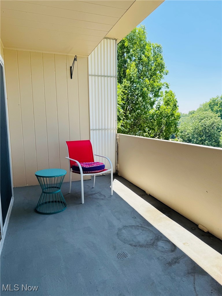 2089 Wooster Road, Unit C42 Rocky River, OH 44116 - Photo 5 of 43 Private balcony on the 4th floor overlooking Rocky River