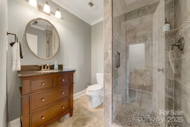 a view of a garage with furniture