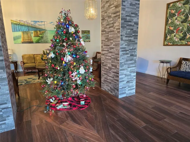 a view of wooden staircase