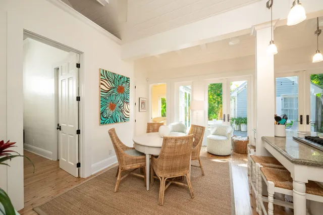 a kitchen with stainless steel appliances a sink stove and refrigerator