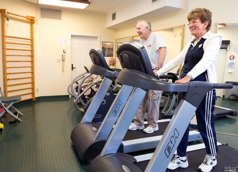 100 Thorndale Drive, Unit 252 San Rafael, CA 94903 - Photo 4 of 4 a view of a room with gym equipment