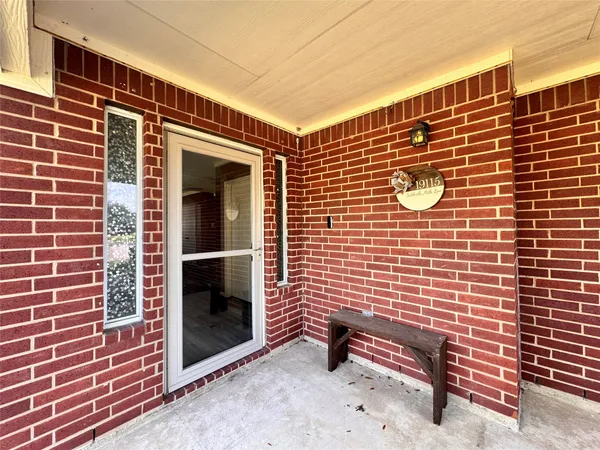 a view of outdoor space with seating