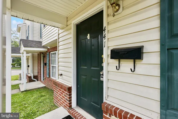 a view of front door of house
