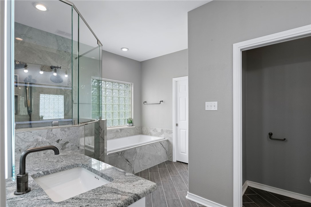 173 David Sandia, TX 78383 - Photo 18 of 40 Primary bath with oversized shower and soaker tub