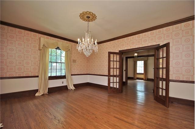 311 North Garner Street Springfield, TN 37172 - Photo 8 of 20 Formal dining room with crystal chandelier and french doors