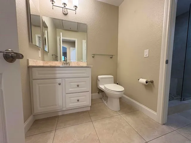 an empty room with a natural light