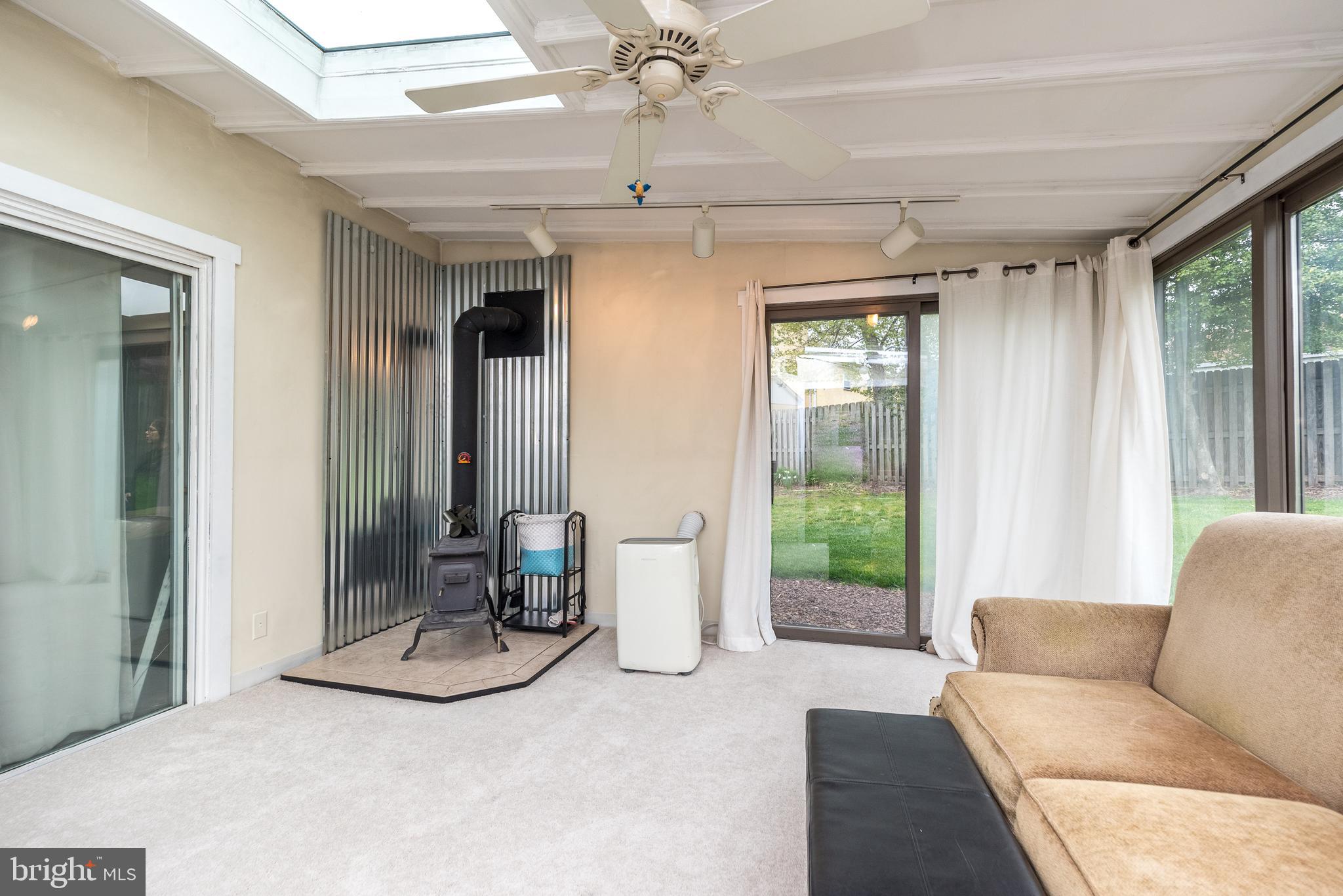 3 Lee Road Norristown, PA 19403 - Photo 24 of 43 Sunroom w/Working Wood Stove!