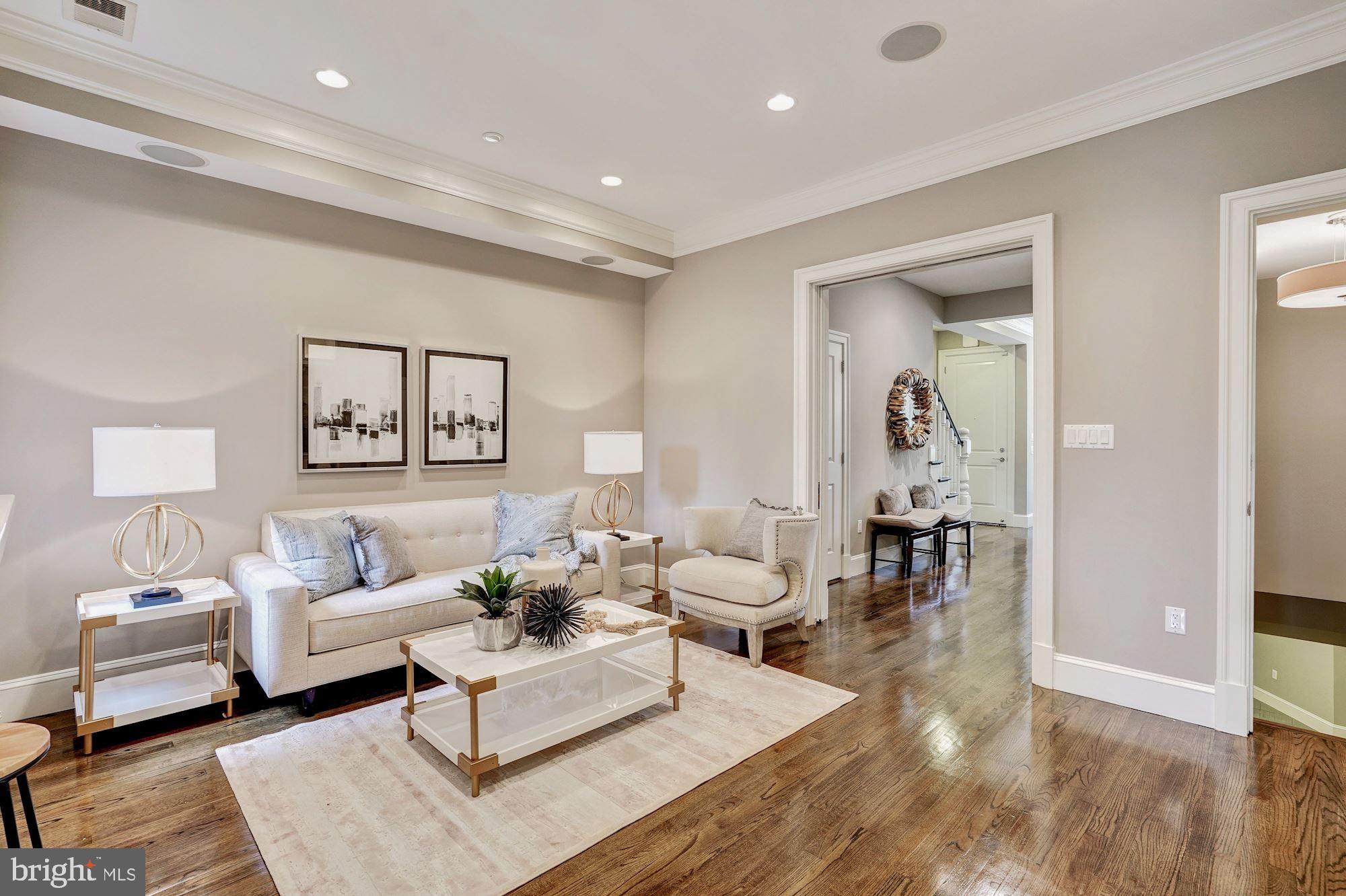 1333 East Capitol Street Southeast Washington, DC 20003 - Photo 12 of 43 Family room with space for sectional