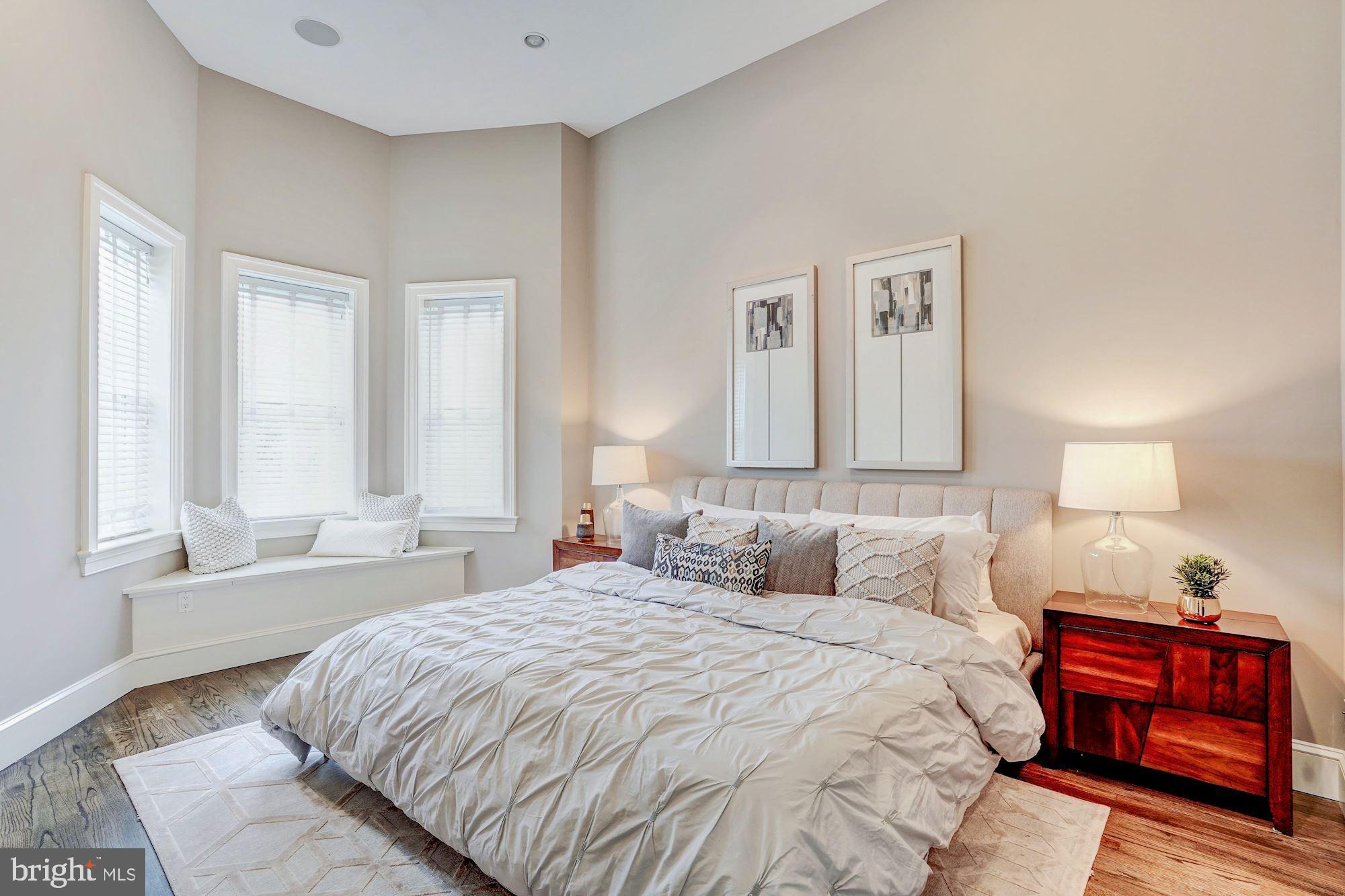 1333 East Capitol Street Southeast Washington, DC 20003 - Photo 17 of 43 Master bedroom with cathedral ceilings