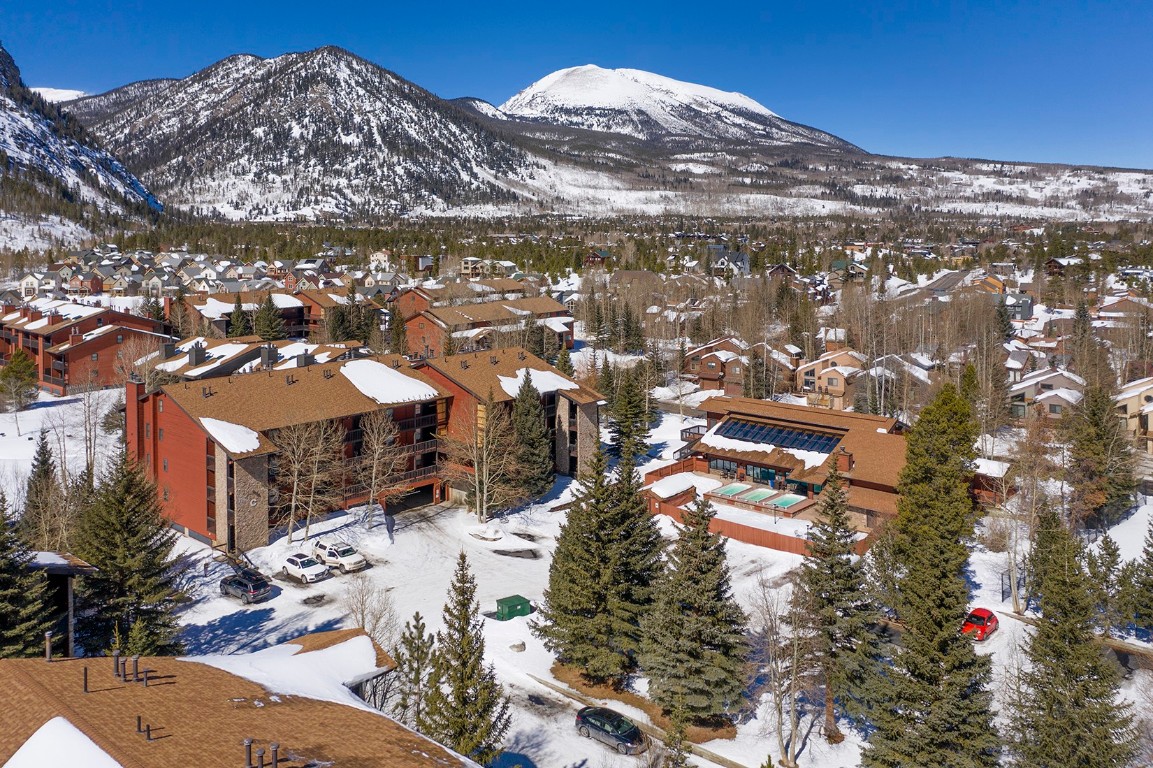500 Bills Ranch Road, Unit 131 Frisco, CO 80443 - Photo 30 of 35 a view of a city with mountains in the background