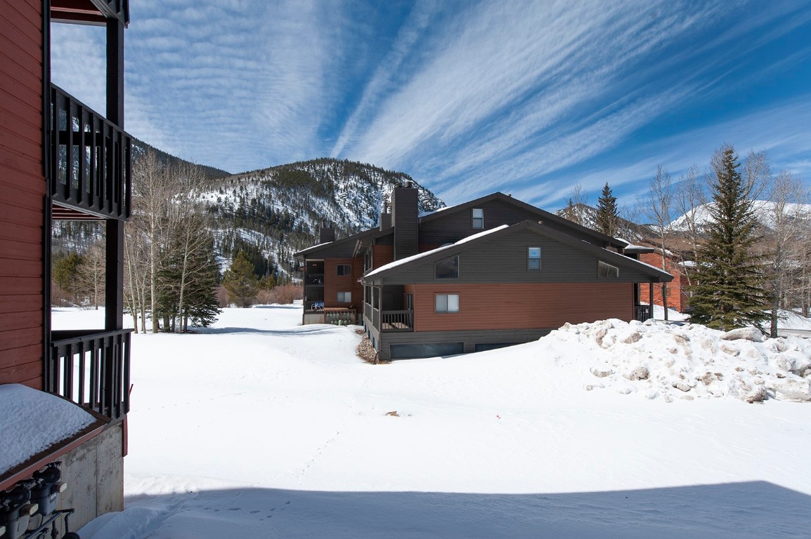 500 Bills Ranch Road, Unit 131 Frisco, CO 80443 - Photo 3 of 35 a view of a house with a snow in the yard