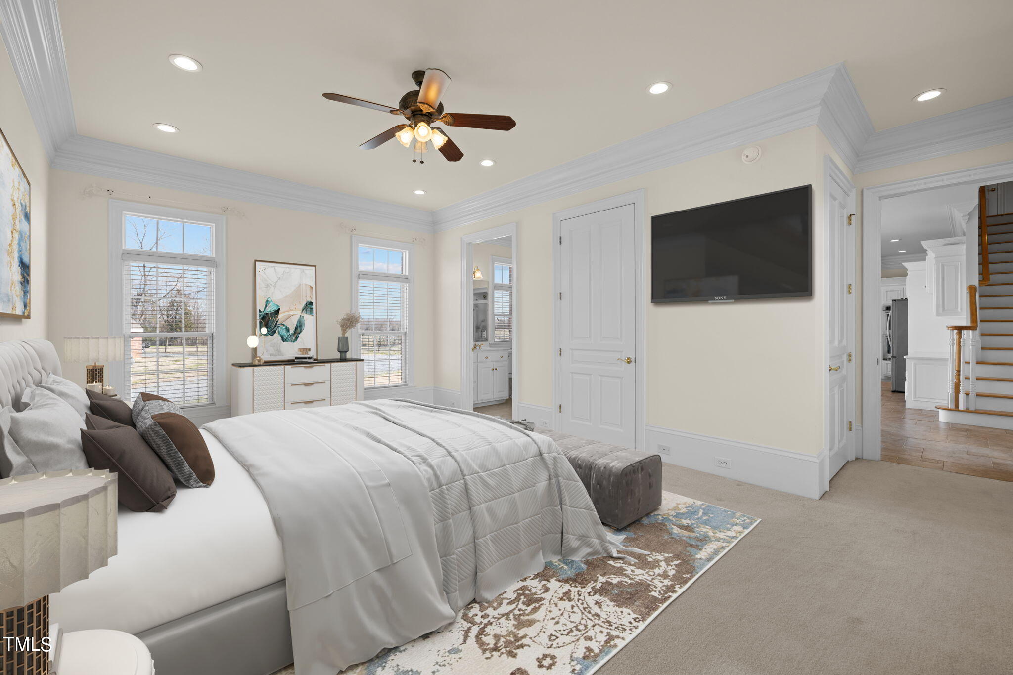 645 J J Cook Road Goldston, NC 27252 - Photo 28 of 63 Virtually Staged Guest suite/In-Law suite