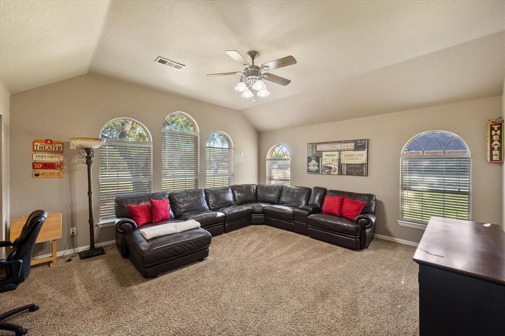 3600 Doris Walker Trail Burleson, TX 76028 - Photo 26 of 40 a living room with furniture a rug potted plant and a window