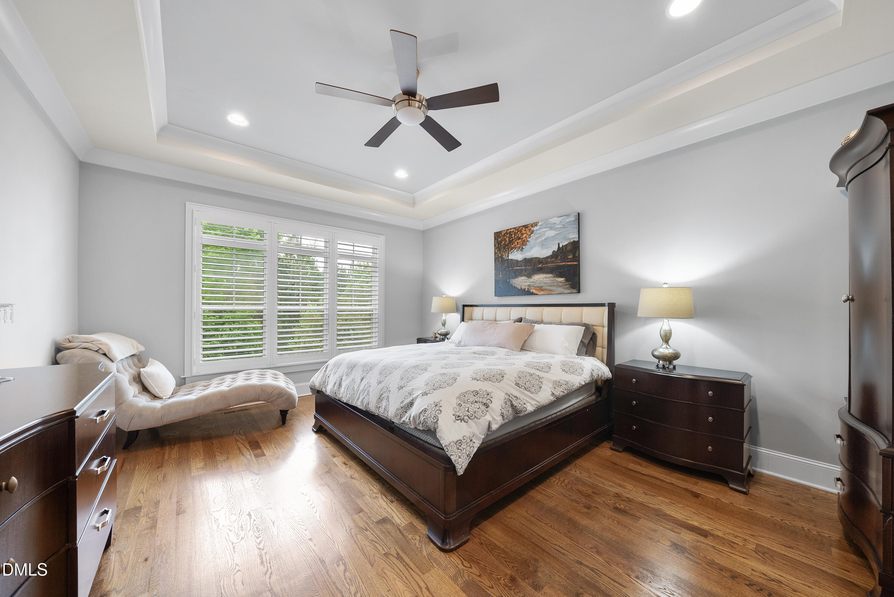 5109 Wainscott Way Raleigh, NC 27612 - Photo 17 of 52 a bedroom with a bed and a window