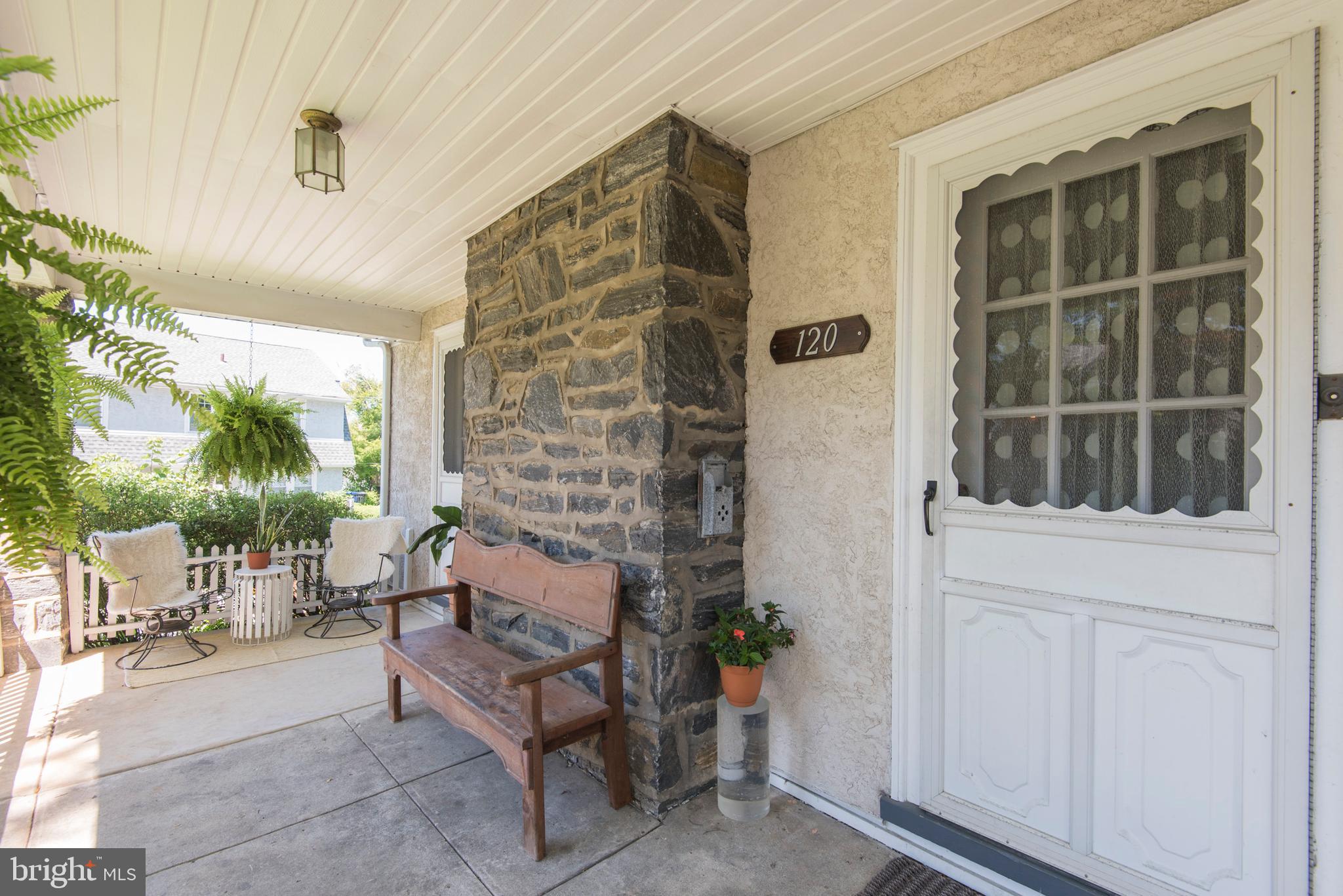 120 St Pauls Road Ardmore, PA 19003 - Photo 5 of 42 Covered Front Porch