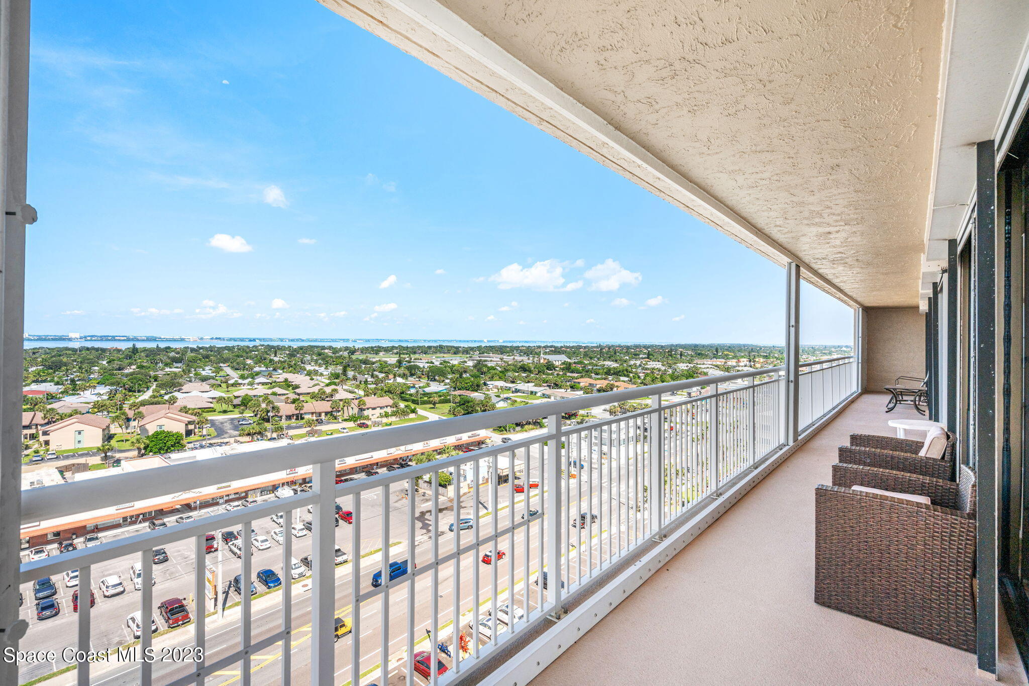 877 N Highway, Unit 1304 Indialantic, FL 32903 - Photo 15 of 24 a view of a balcony with city