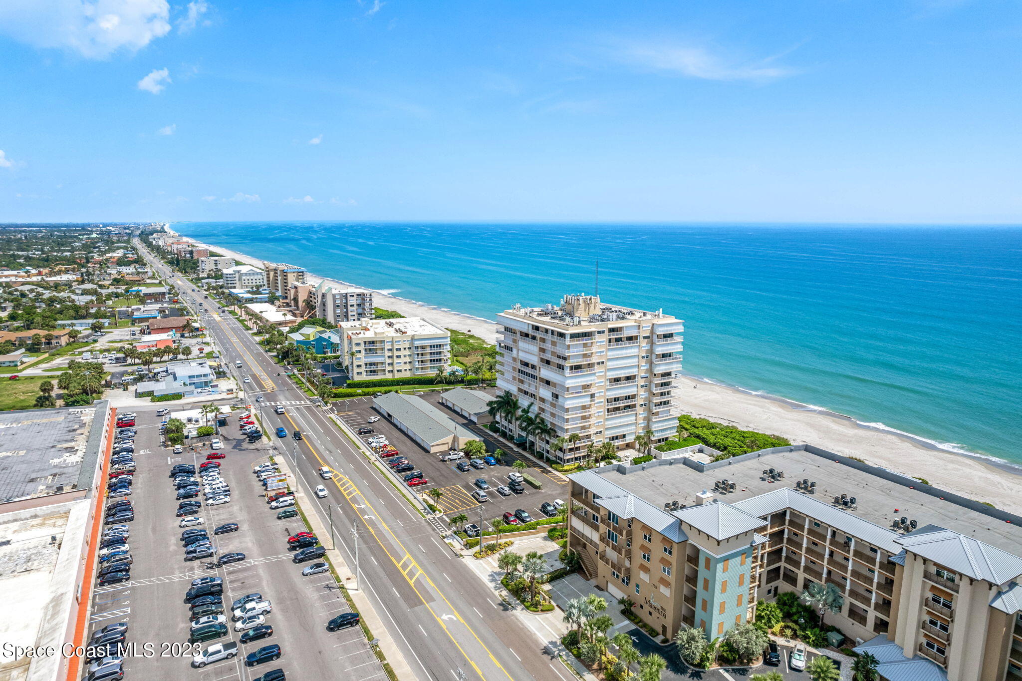 877 N Highway, Unit 1304 Indialantic, FL 32903 - Photo 22 of 24 a view of city with ocean