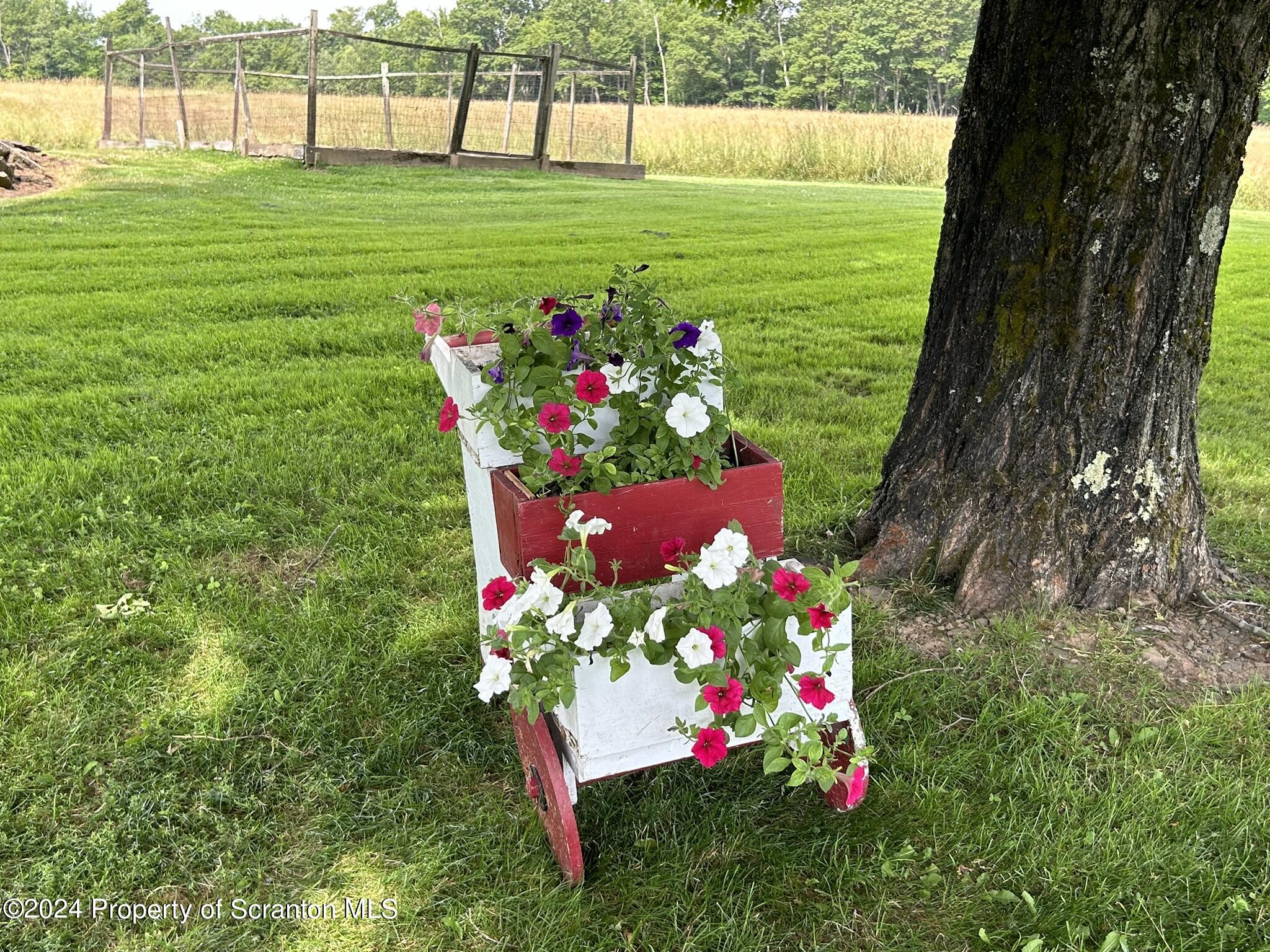 520 State Rte 2010 Forest City, PA 18421 - Photo 84 of 99 a view of a flower in a yard with swimming pool