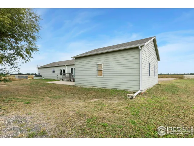 a backyard of a house