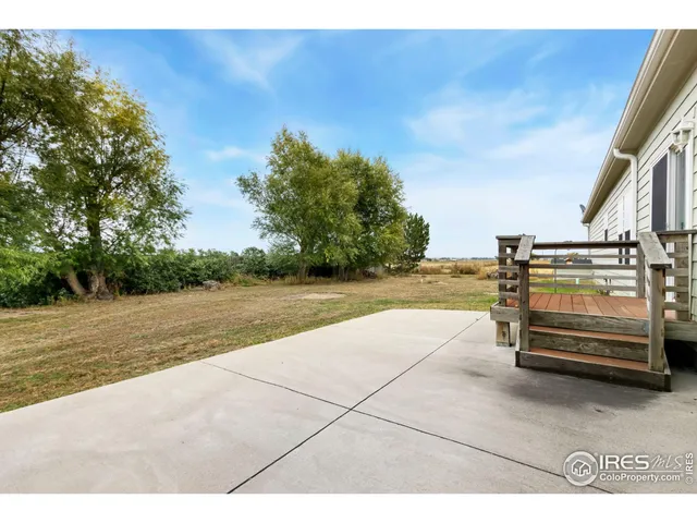a view of outdoor space and deck
