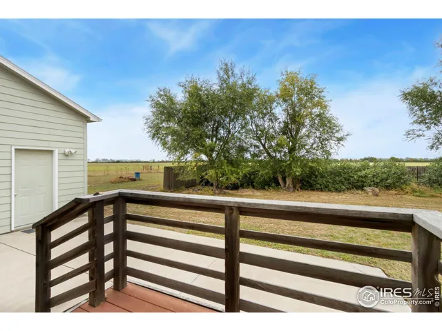 a view of outdoor space and deck