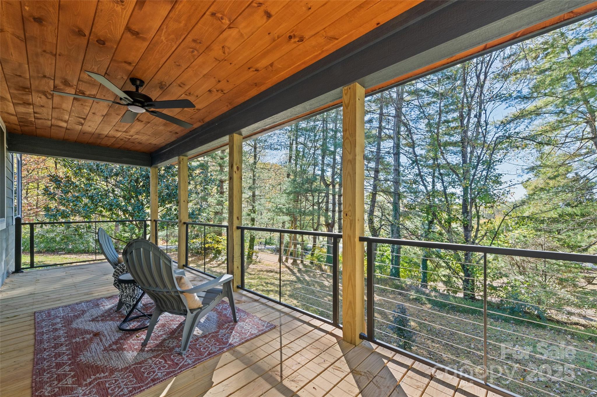 1807 Fisher Crk Road Sylva, NC 28779 - Photo 19 of 37 a view of a chairs and table in the balcony