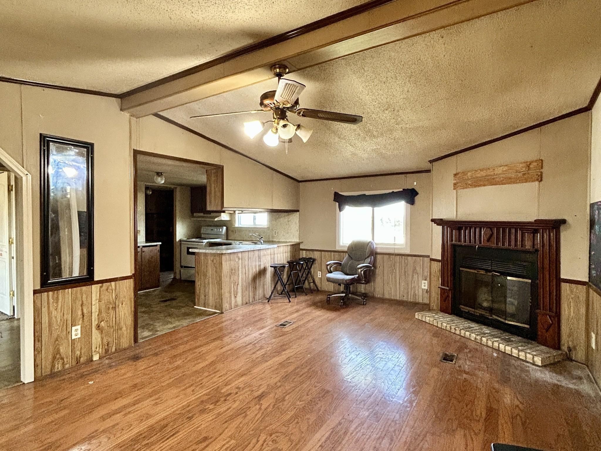 3754 Aedc Road Winchester, TN 37398 - Photo 13 of 16 a living room with furniture and a fireplace